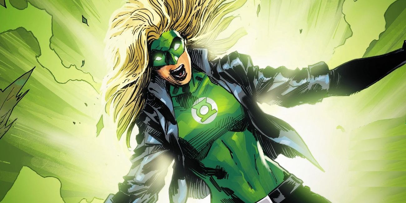 Power girl green lantern take