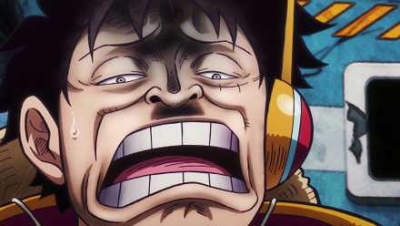Luffy a l'air dégoûté