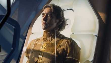 Lee Pace as Brother Day in Foundation season 2 on Apple TV