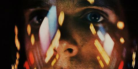 Dave stares at the Star Gate in 2001 A Space Odyssey