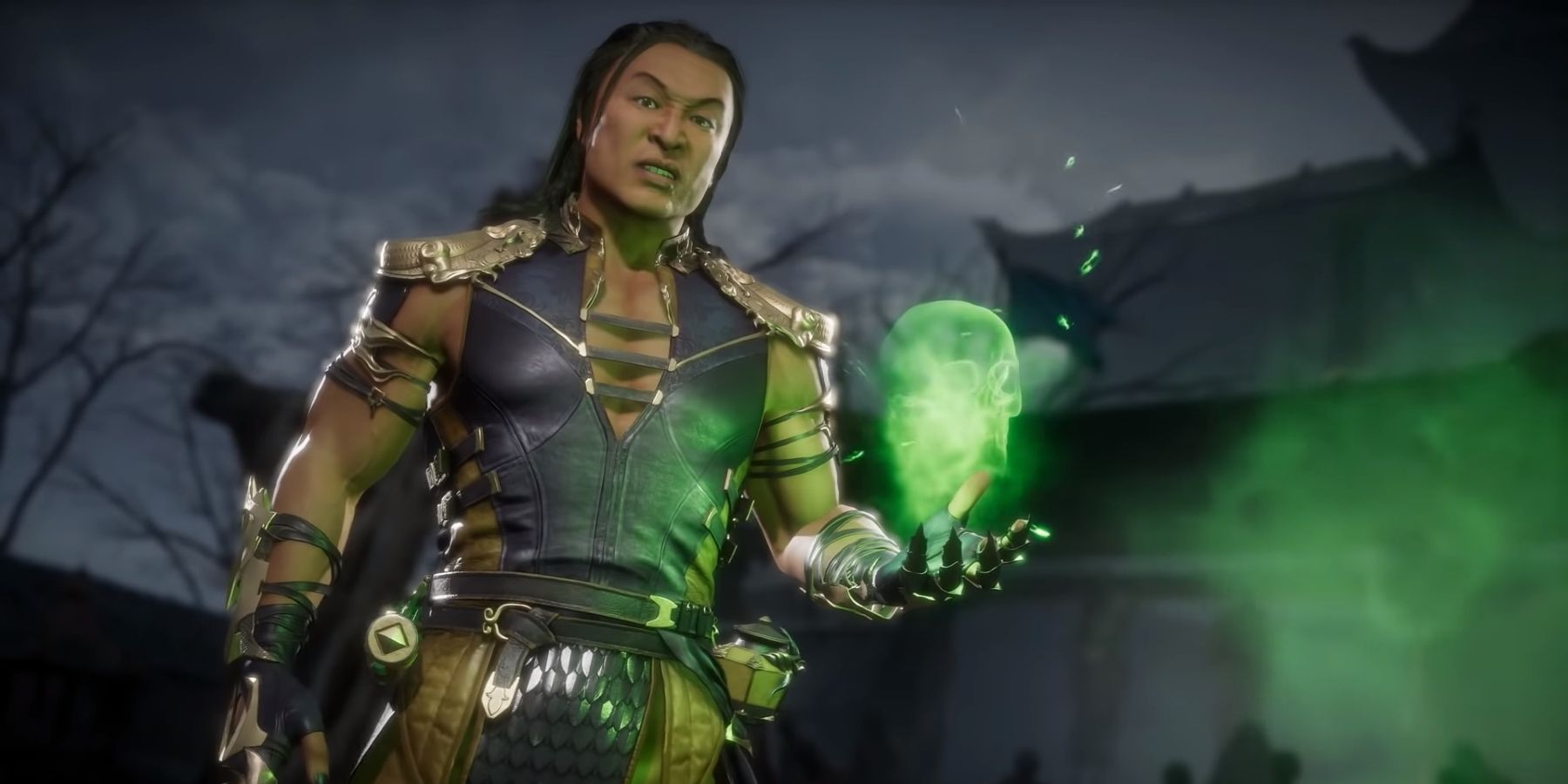 Shang Tsung wielding a soul in Mortal Kombat 11