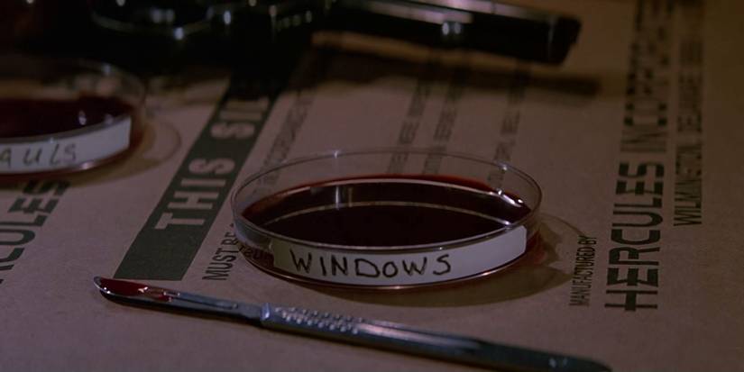 The blood test scene in The Thing