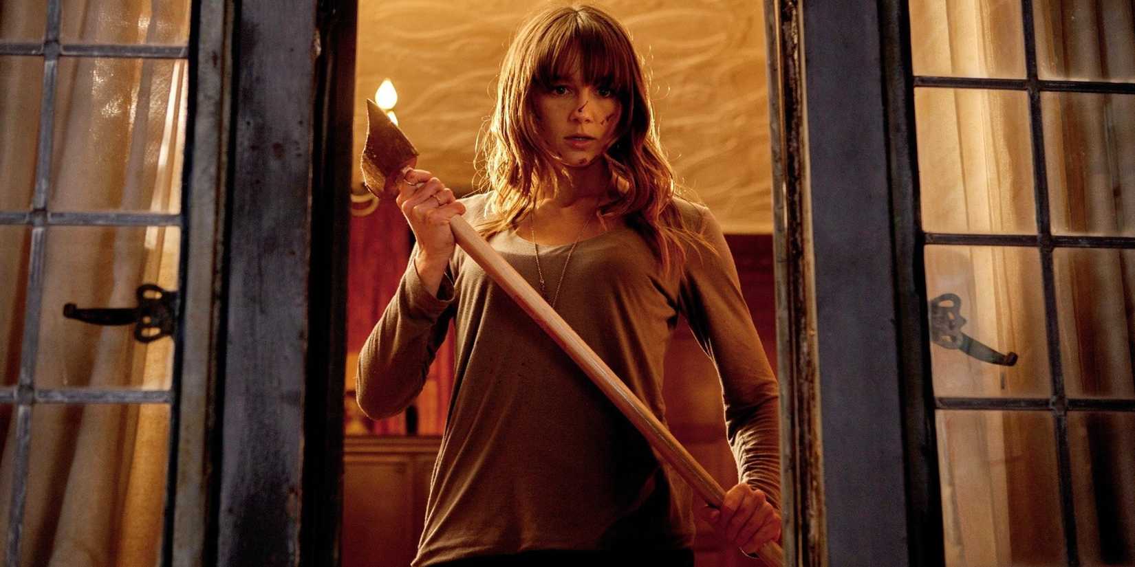Erin with an axe in You're Next