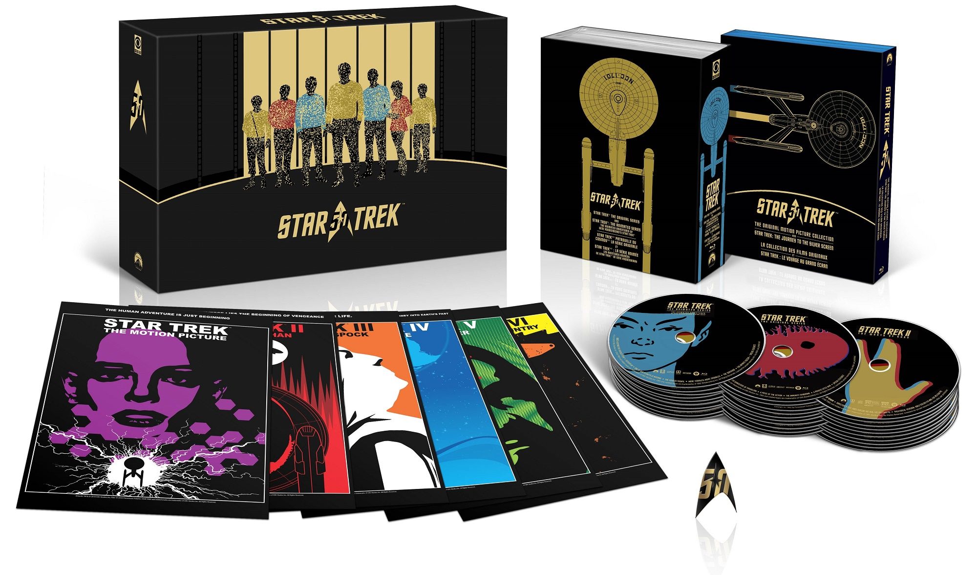 Star Trek 50th Anniversary TV & Movie Set Features 30 Blu-ray Discs