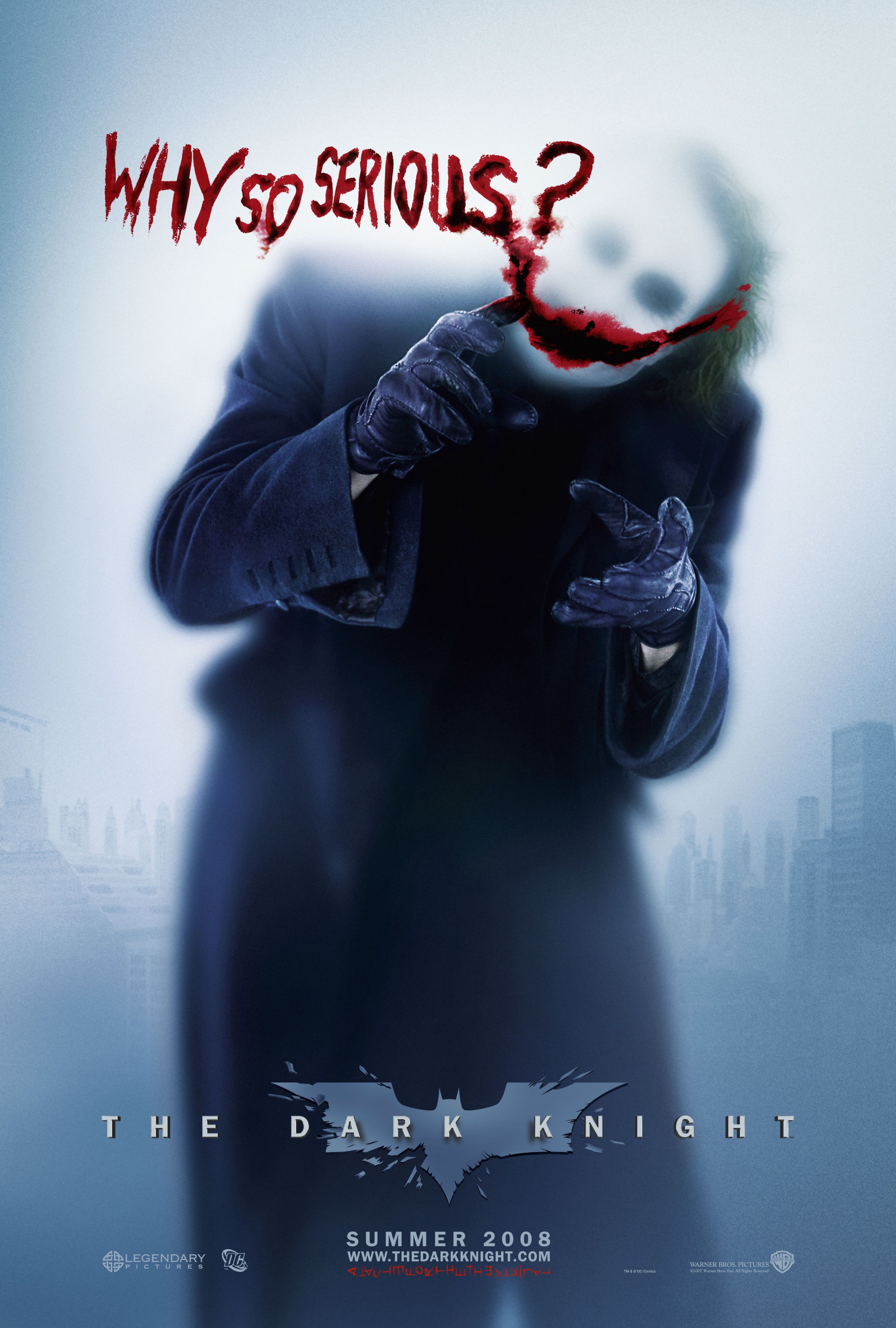 The Dark Knight Joker Why So Serious Poster