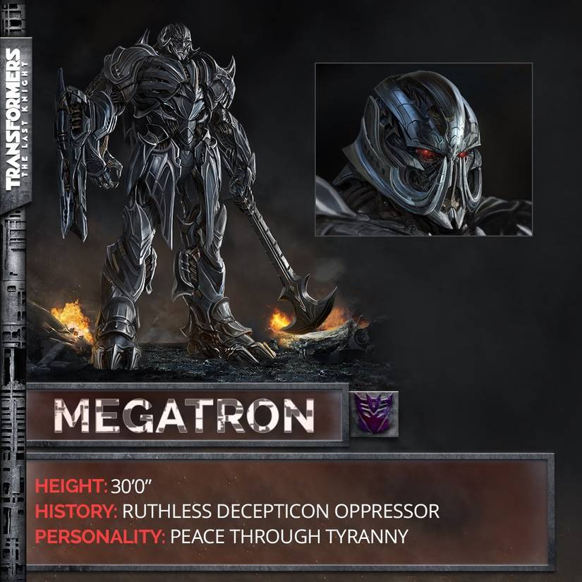 Transformers 5: Megatron's Robot Mode & Weapons Revealed
