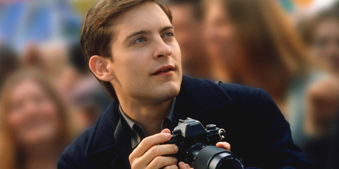 peter parker with camera