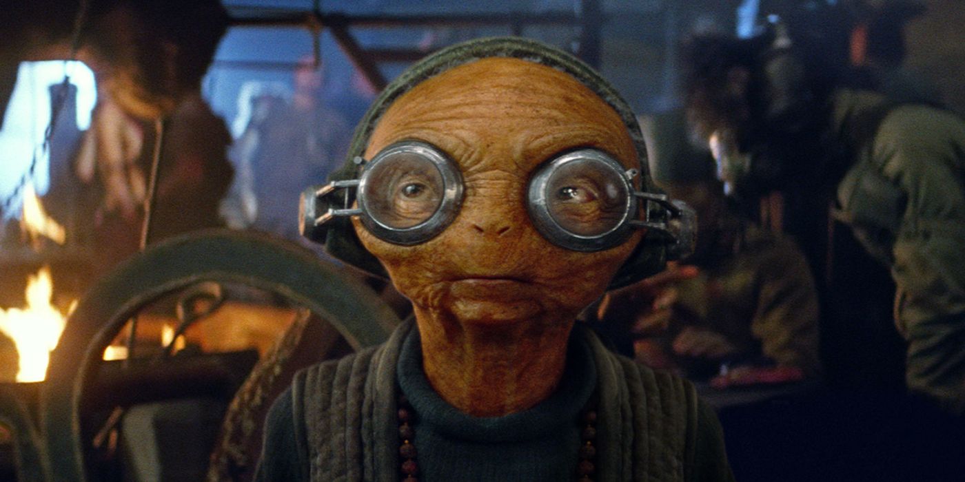 Maz Kanata in Star Wars The Force Awakens.