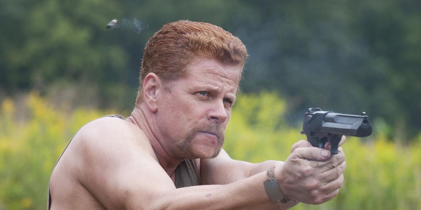 Abraham shooting gun in The Walking Dead