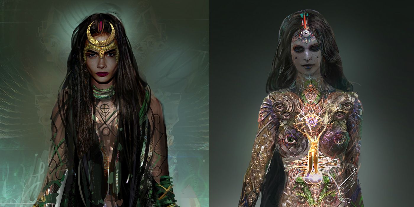 Suicide Squad Concept Art Reveals Alternate Enchantress & Harley Designs