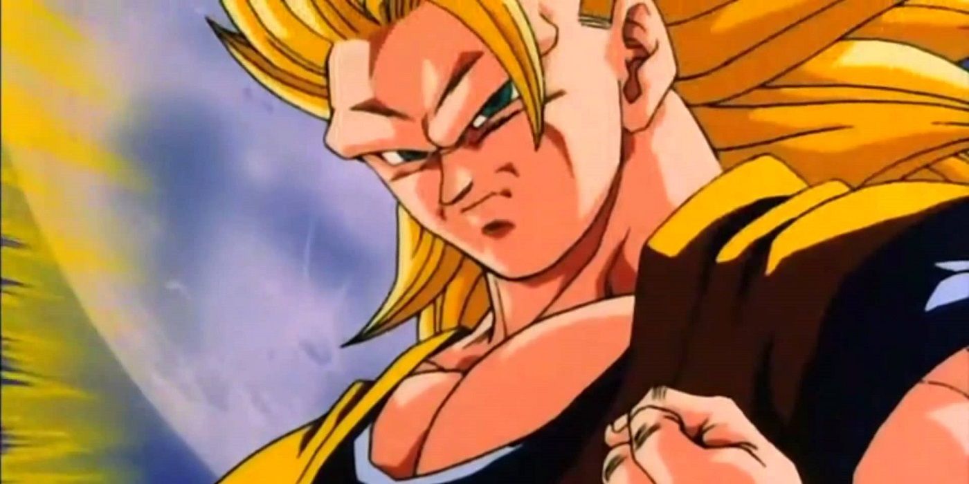 Super Saiyan 3 Goku fights Buu Dragon Ball Z