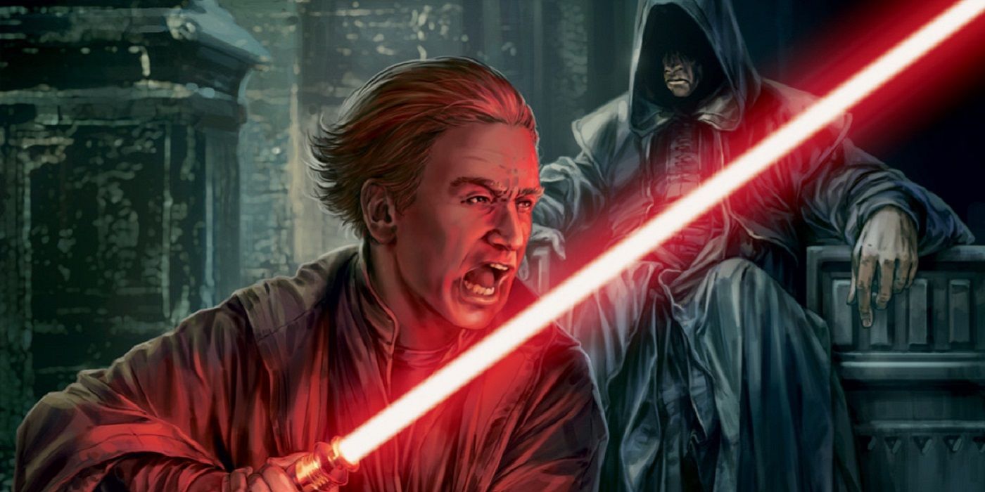 Darth Sidious entrena con Darth Plagueis de Star Wars Legends