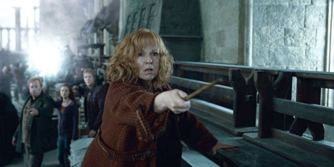 Molly Weasley em Harry Potter e as Relíquias da Morte