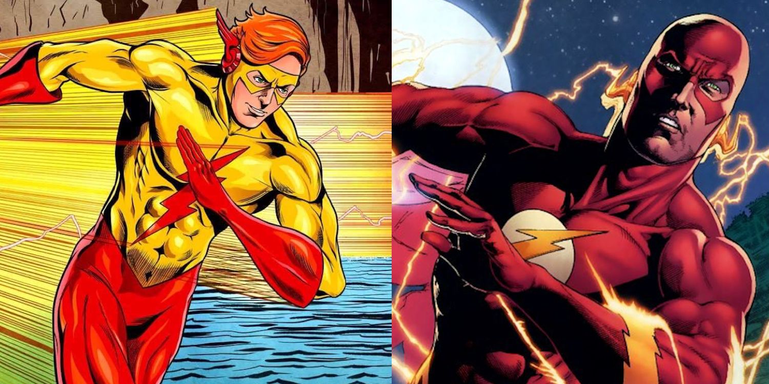 Wally West. took up The Flash title. 