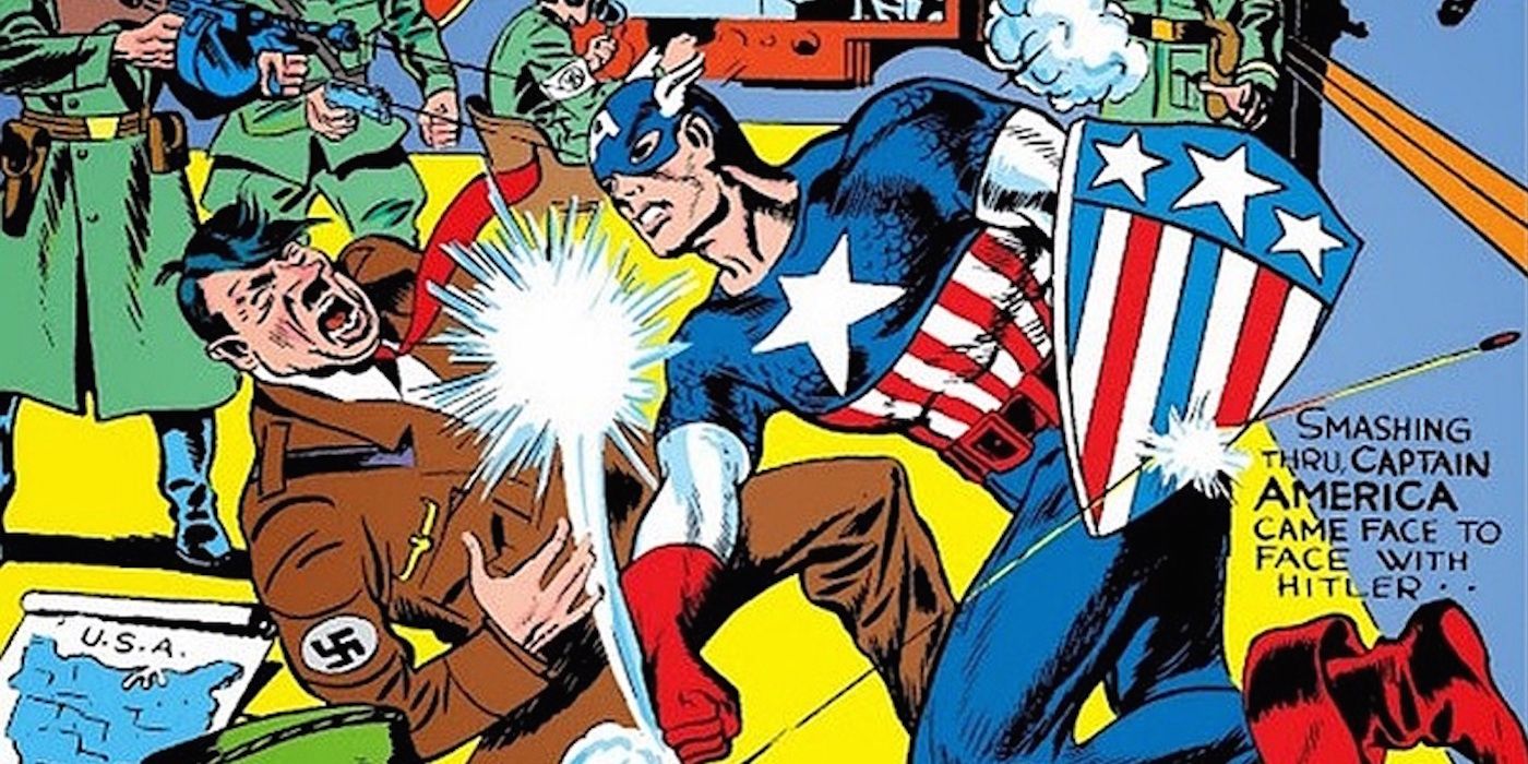 Cap punching Hitler
