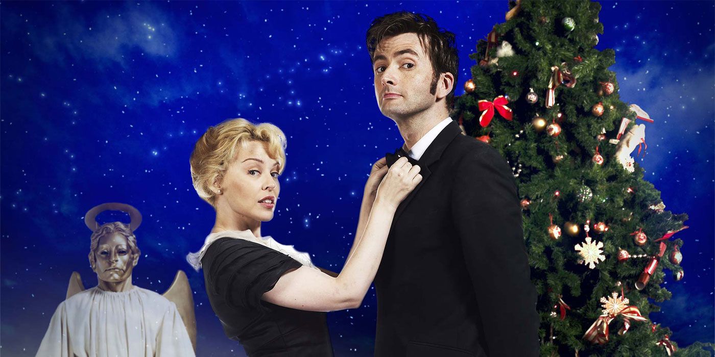 Kylie Minogue and David Tennant in Doctor Who Christmas special