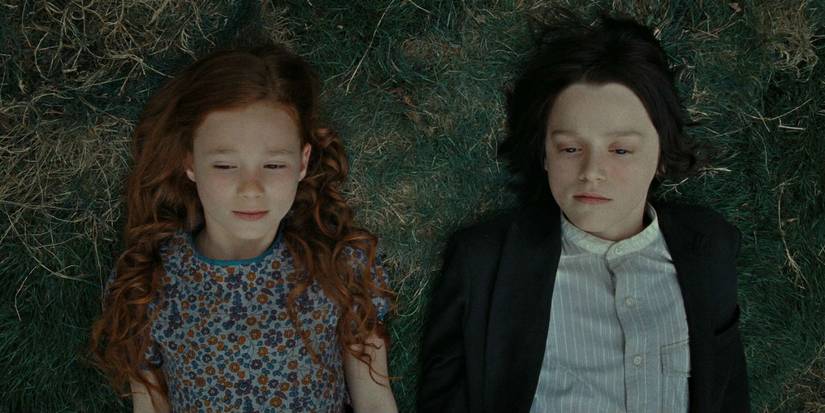 Lily Evans and Severus Snape as Children in Harry Potter and the Half Blood Prince