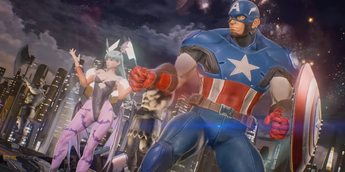 MARVEL vs CAPCOM キャプテンアメリカ & モリガン Marvel vs. Capcom: Infinite Includes Captain America