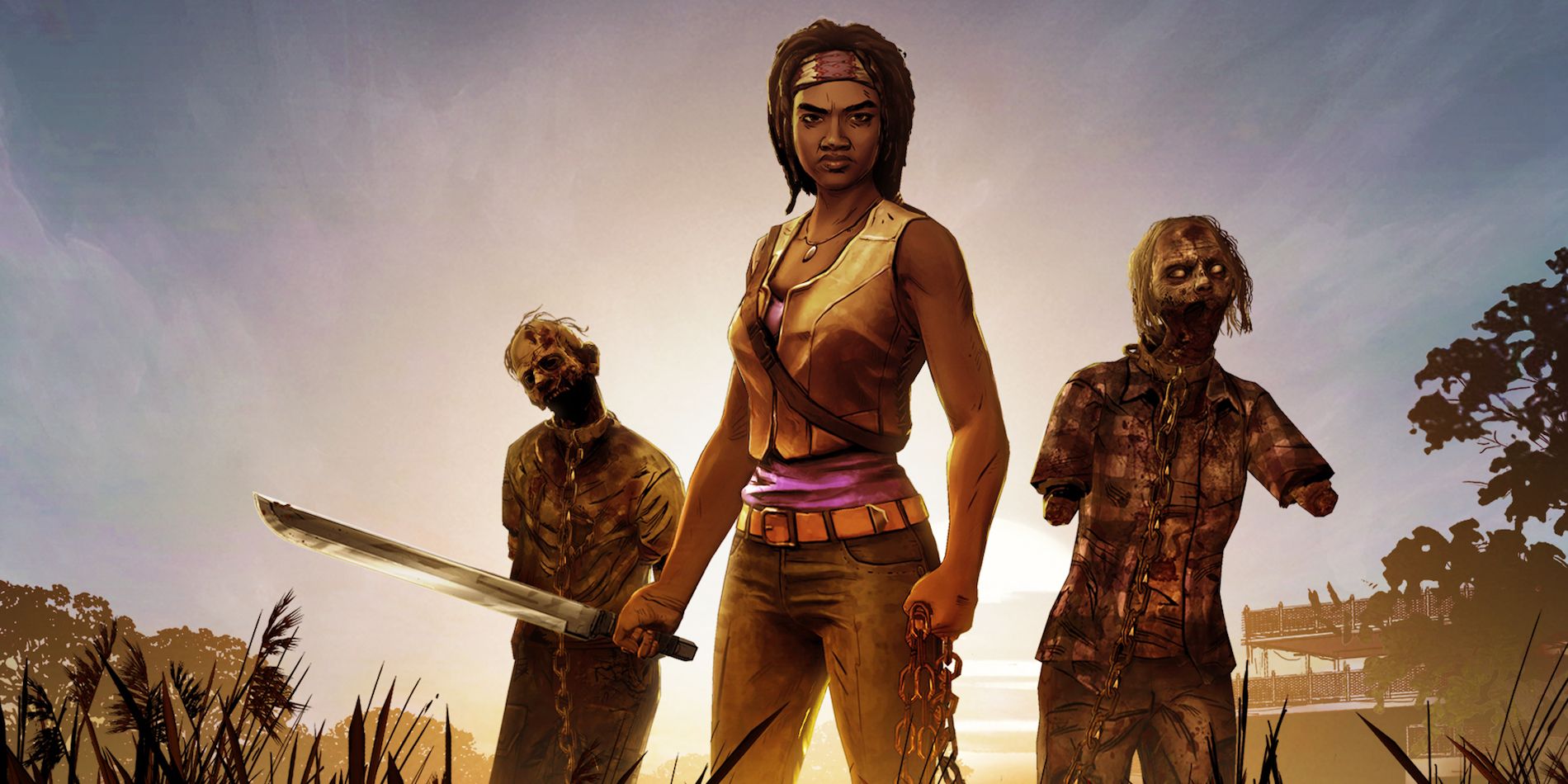Michonne in The Walking Dead Telltale video game