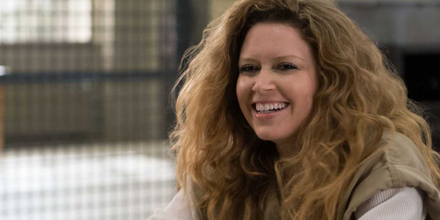 Nicky Nichols (Natasha Lyonne) laughing in Orange is the New Black