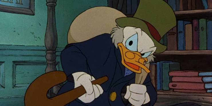 Scrooge McDuck în Colindul de Crăciun al lui Mickey's Christmas Carol