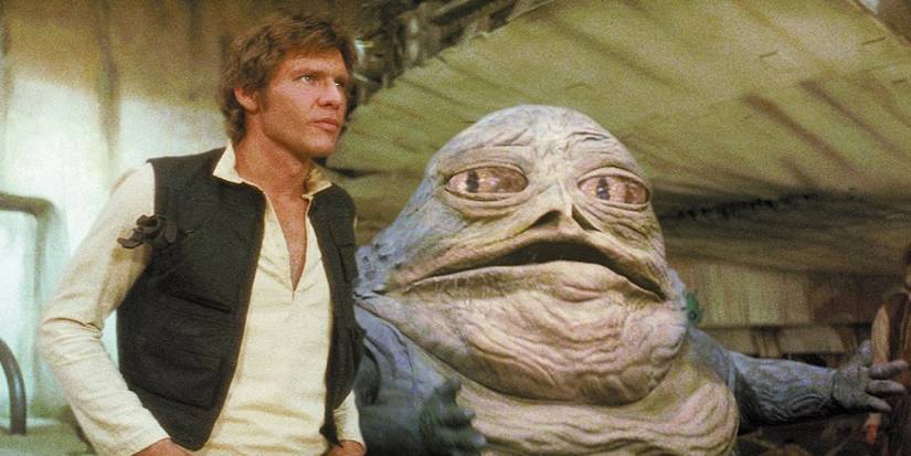 Jabba and Han in Star Wars Special Edition