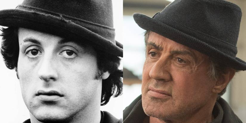 Sylvester Stallone em Rocky II e Creed
