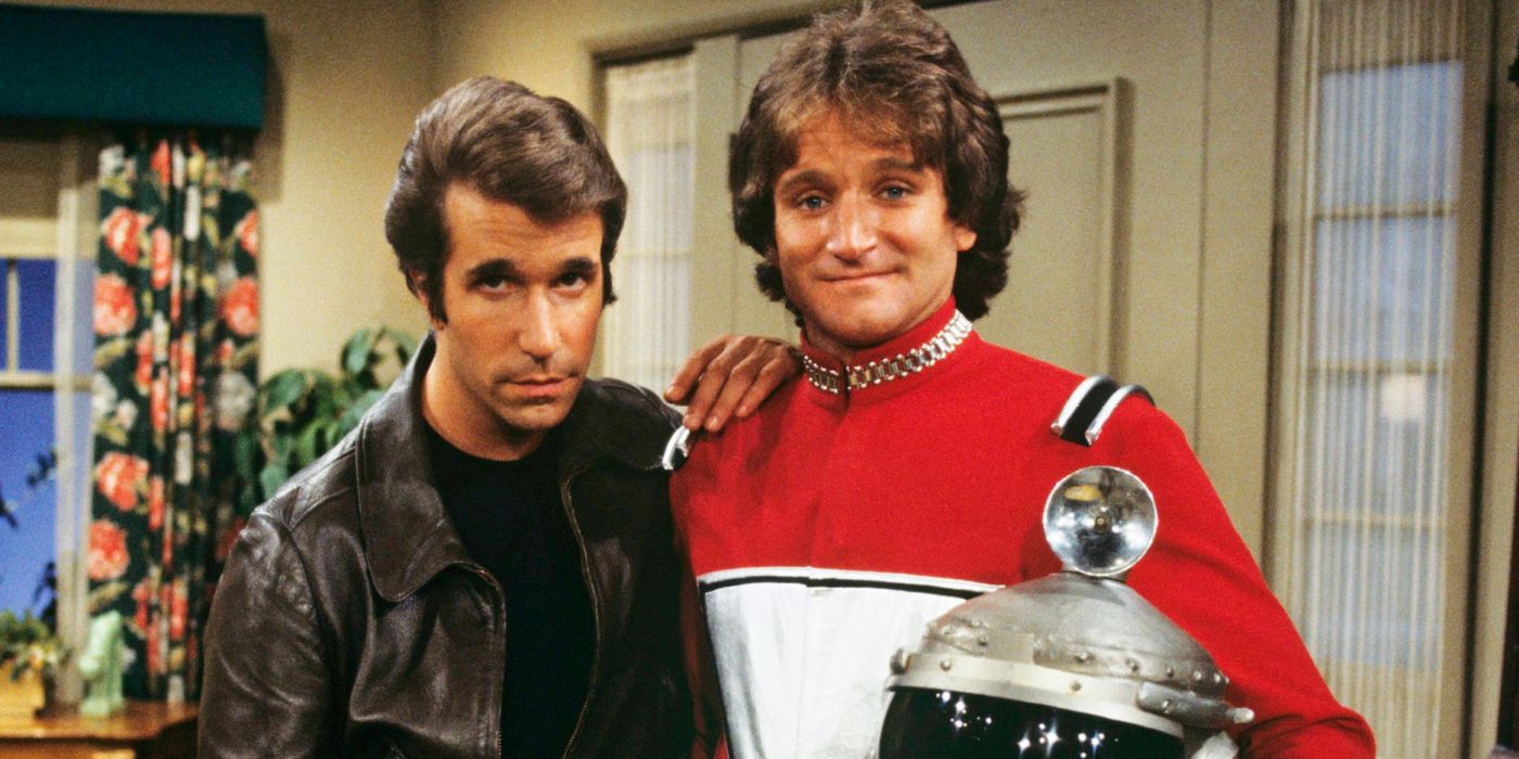 robin williams mork and mindy the fonz happy days