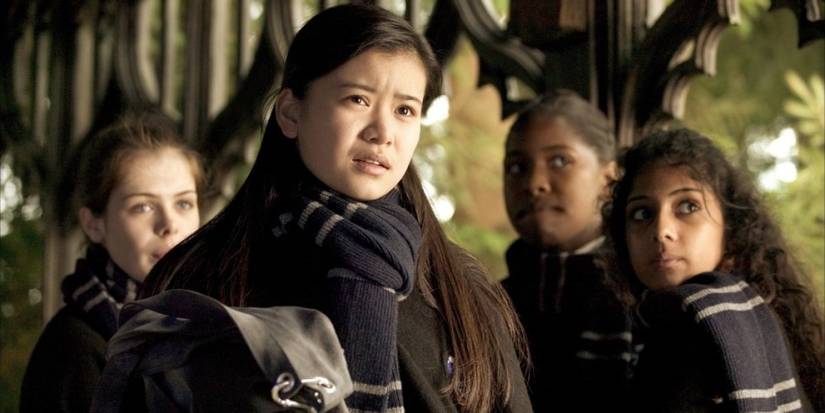 Cho Chang and Ravenclaw students.
