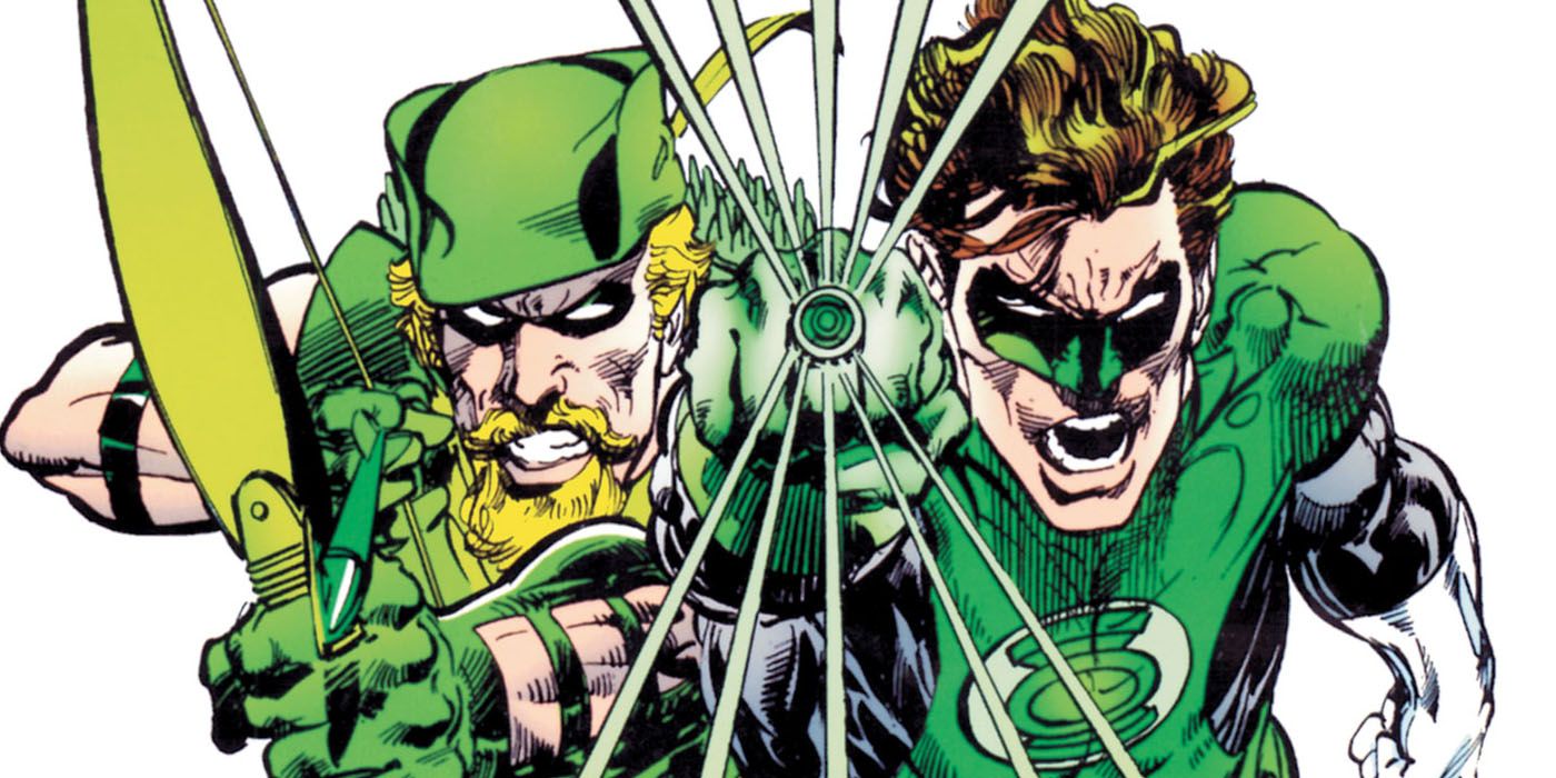 Green Arrow and Green Lantern Comic Cover