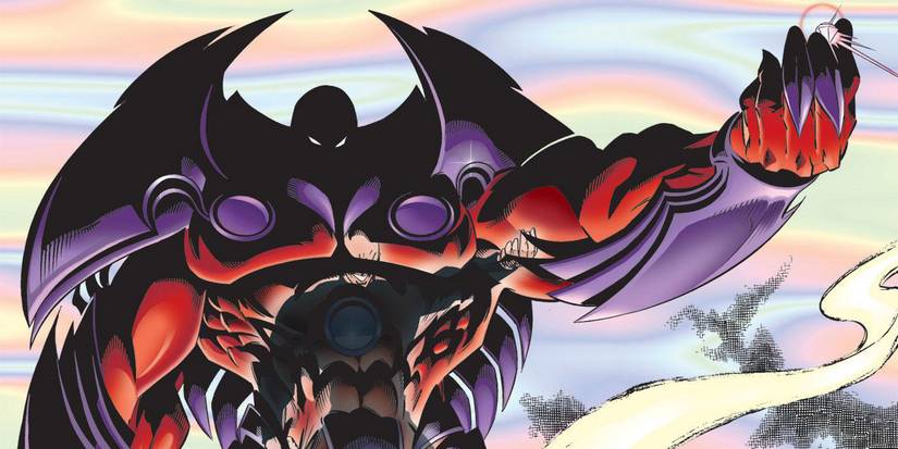 X-Men villain Onslaught standing with outstretched arm