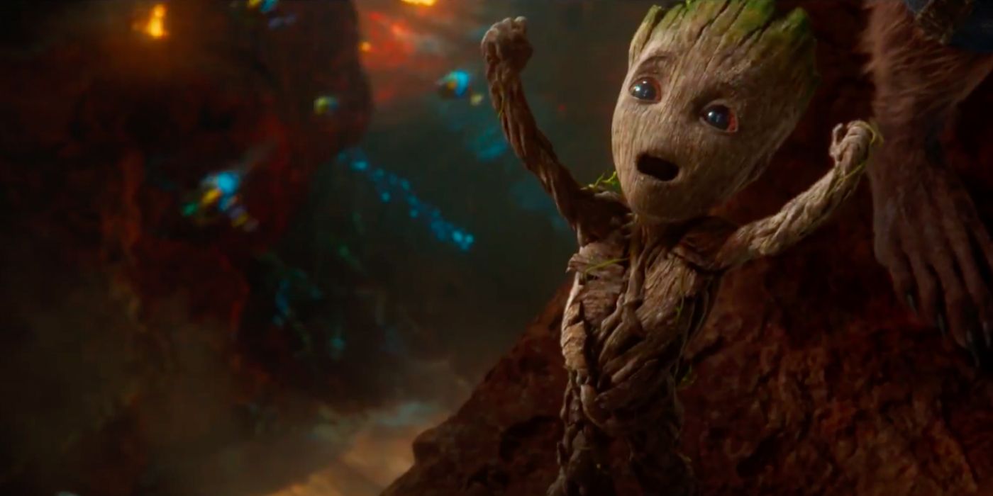 Guardians of the Galaxy Vol. 2 - Baby Groot celebrating