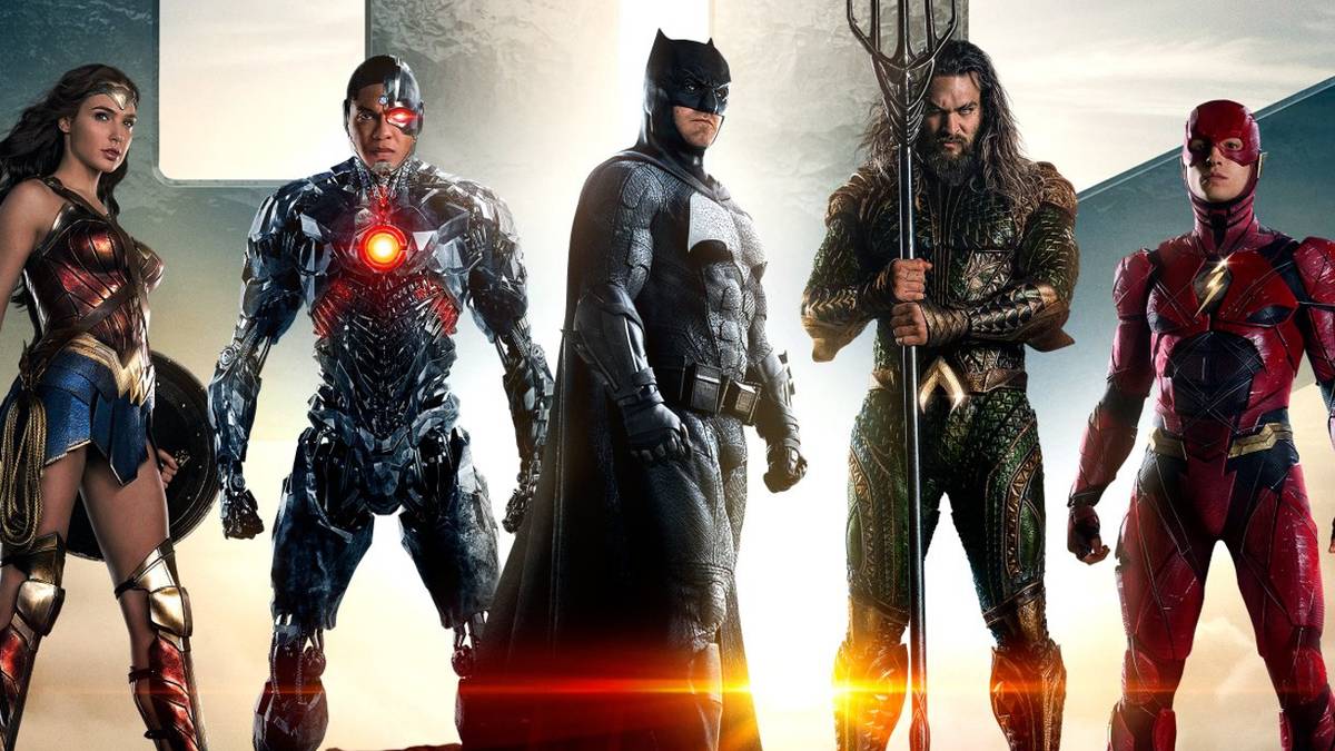 Toile Murale 5 Panneaux Justice League - Superman, Batman, Aquaman, Wonder Woman