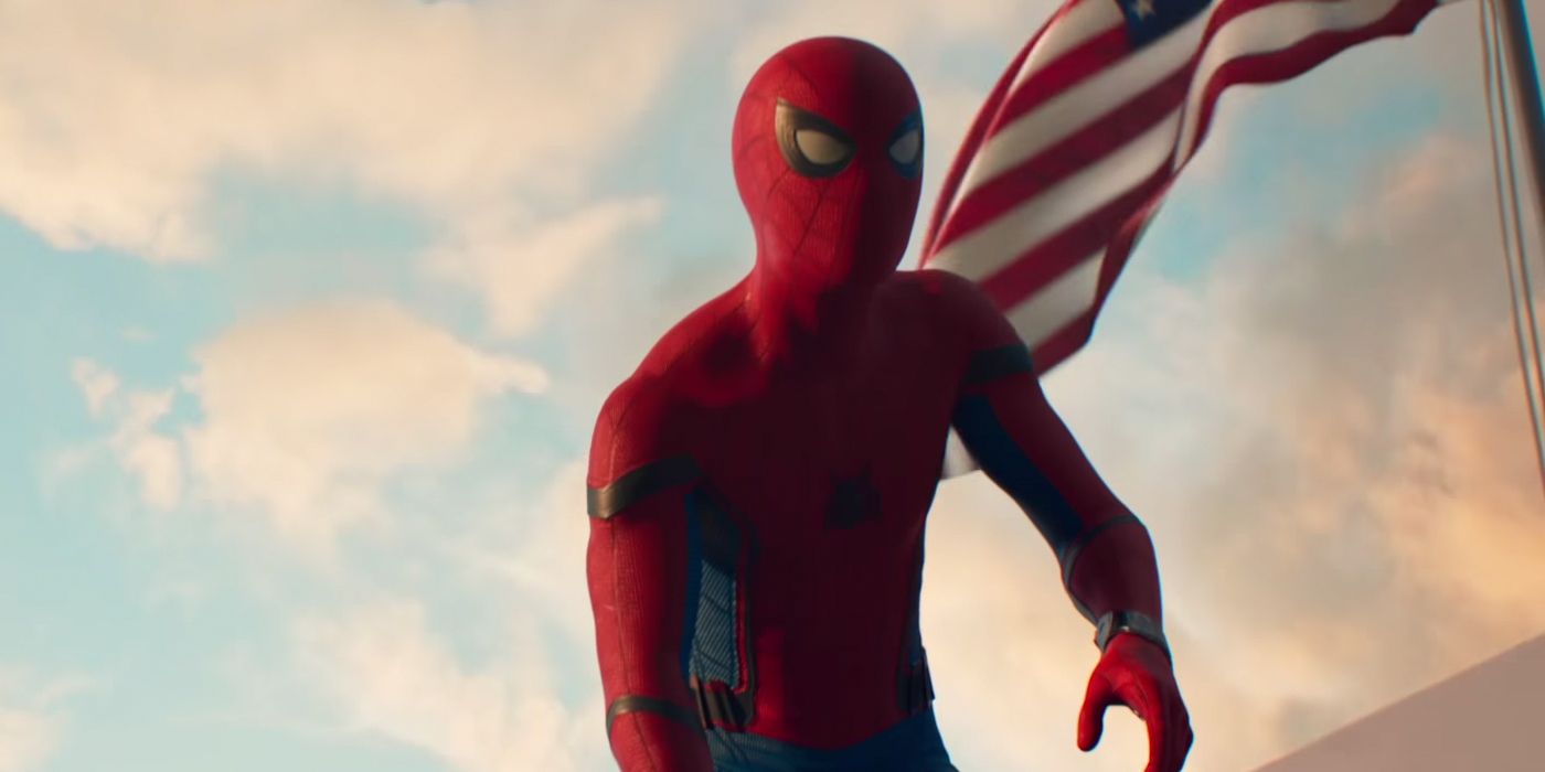 Spider-Man-and-the-US-Flag-in-Homecoming