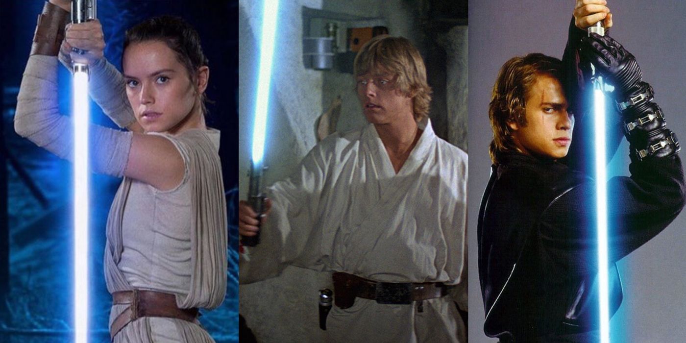 Star Wars Rey Luke Anakin Chosen Ones