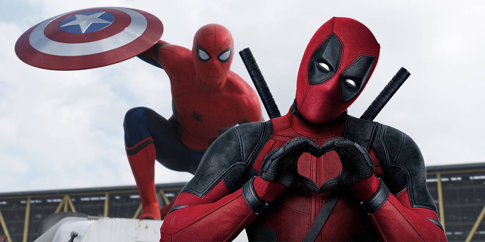 Deadpool Crashes Spider-Man: Homecoming Poster