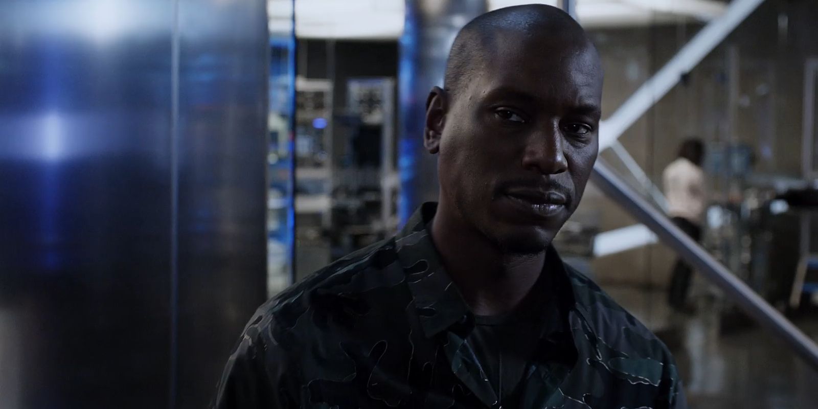 Tyrese Gibson as Roman Pierce in Fate of the Furious