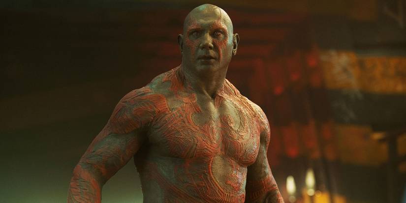 Dave Bautista as Drax in Guardians of the Galaxy