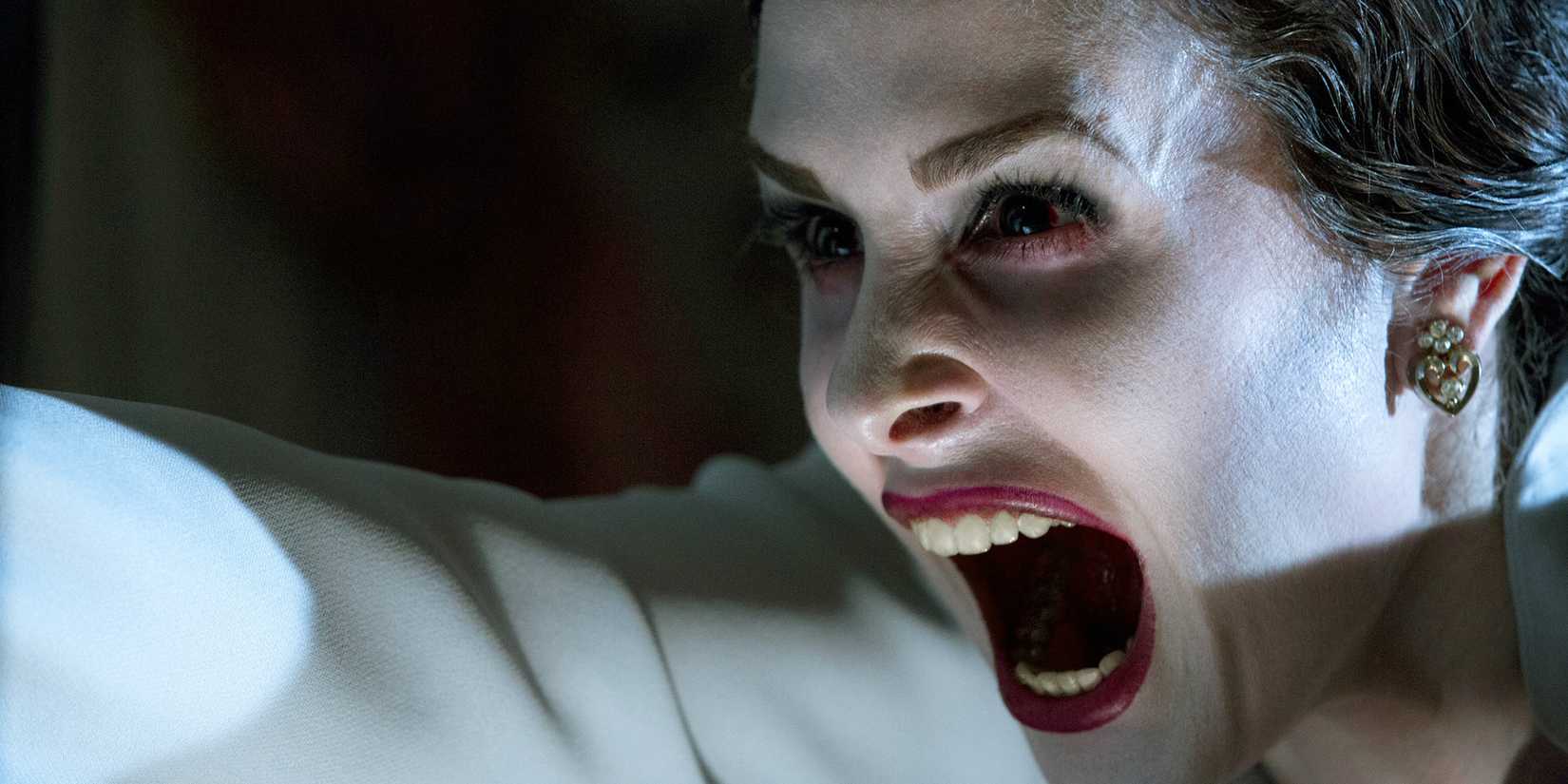 A ghost screaming in Insidious Chapter 2 