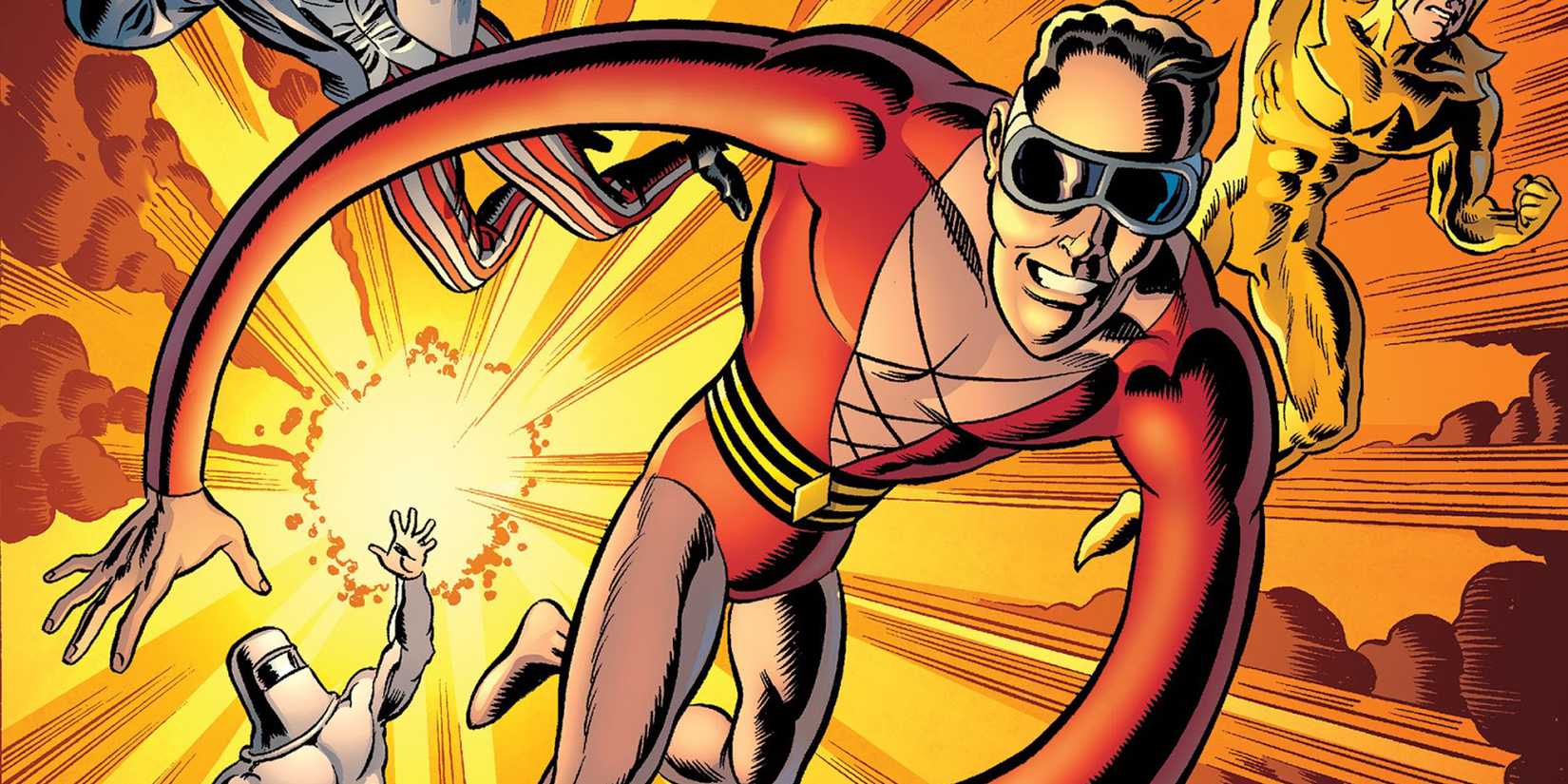 Plastic Man fighting in DC Comics