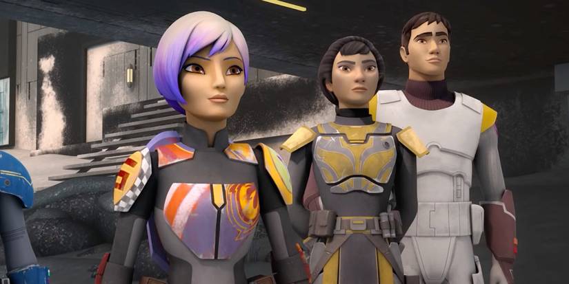 Sabine Wren with her family, including Ursa and Tristan Wren