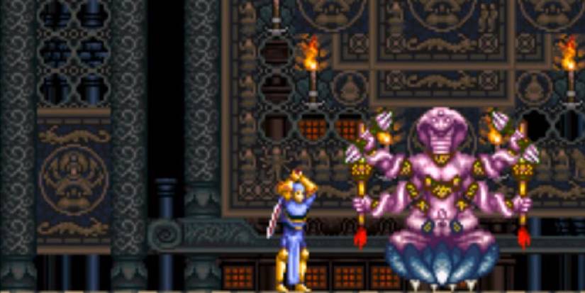 A screenshot of ActRaiser gameplay