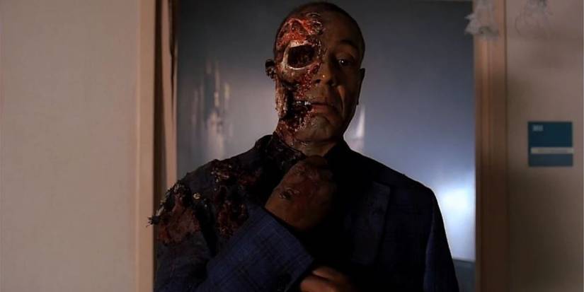 Gus' death in Breaking Bad