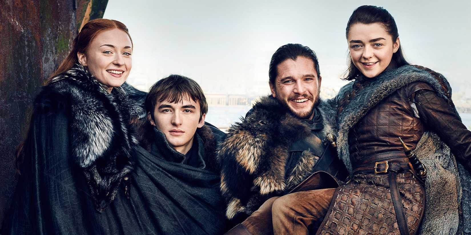 House Stark kids from Game of Thrones Entertainment Weekly photoshoot