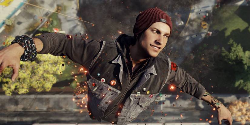 O protagonista Delshin Rowe fazendo sua corrida ardente em um segundo filho infame.