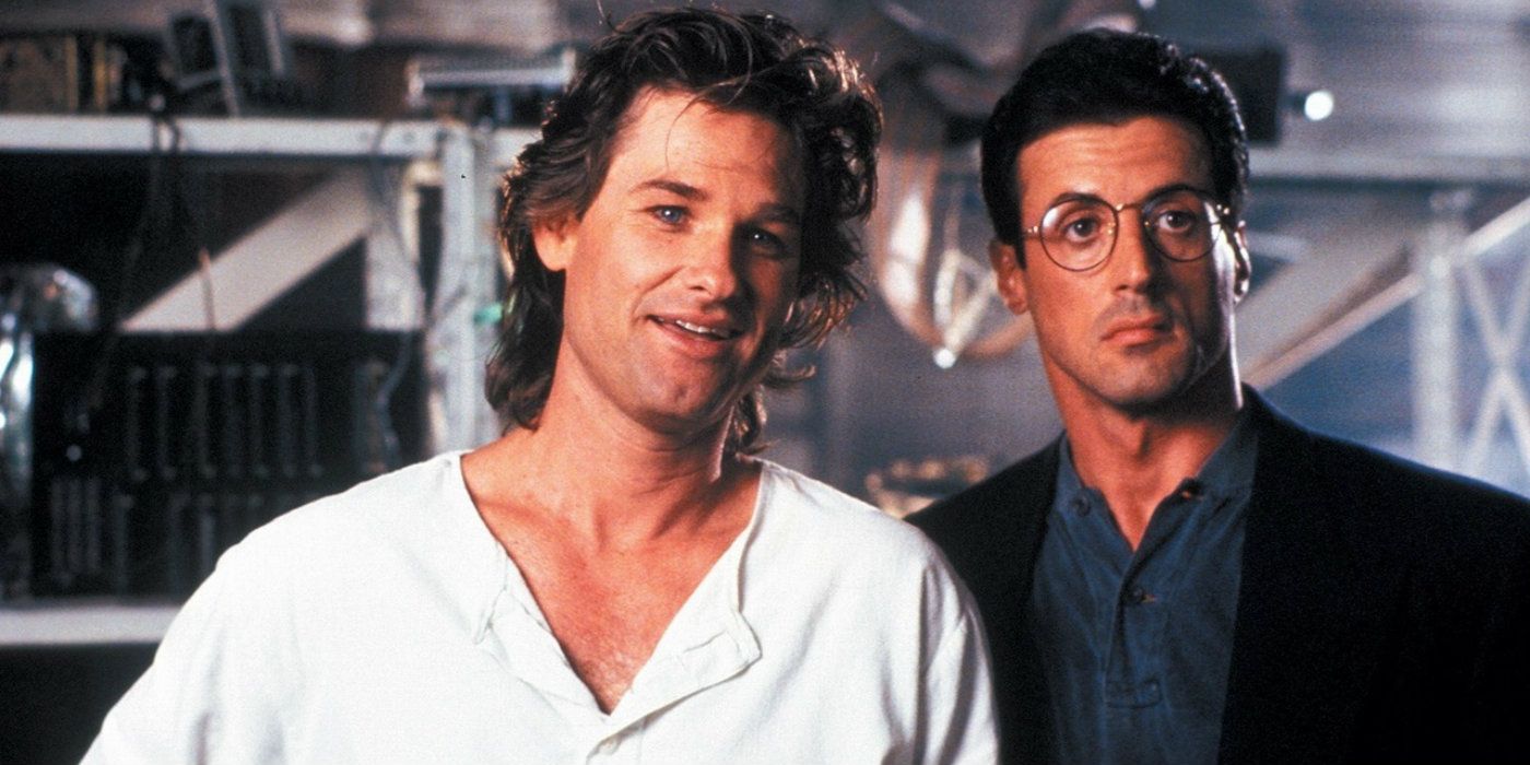 Kurt Russell and Sylvester Stallone in Tango and Cash