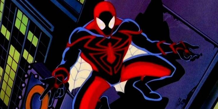 Spider-Man Unlimited cartone animato in costume