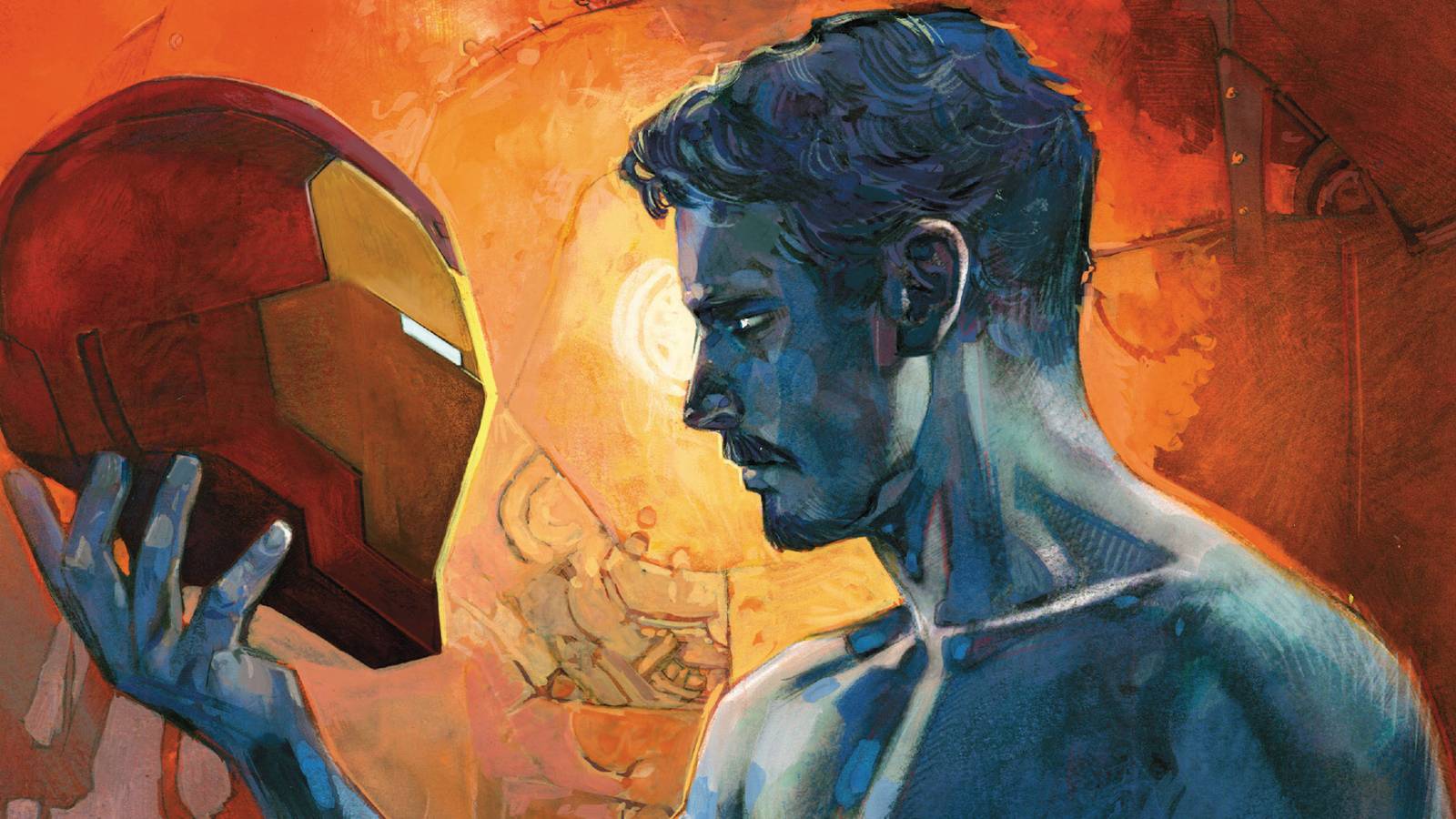 iron man helmet comics MK50 | Motorized Avengers Infinity War Cosplay Replica The rear brain conjoined flip design War Machine: Weapon of S.H.I.E.L.D