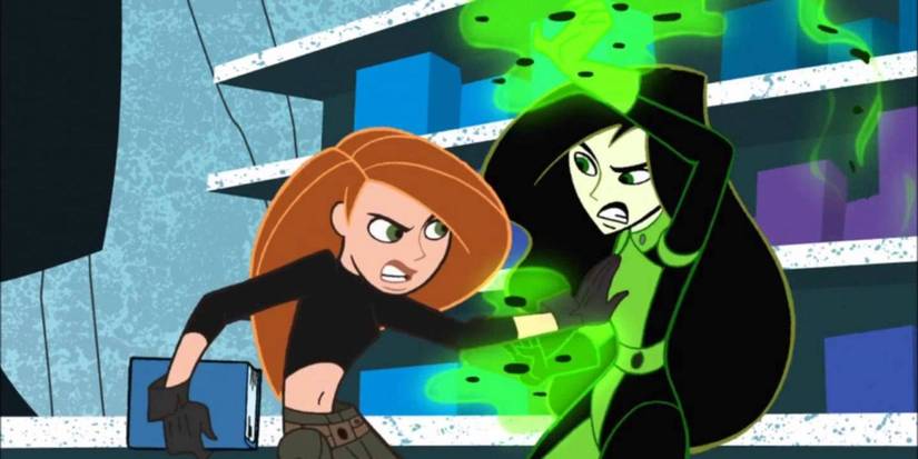 Kim Possible lutando contra Shego.