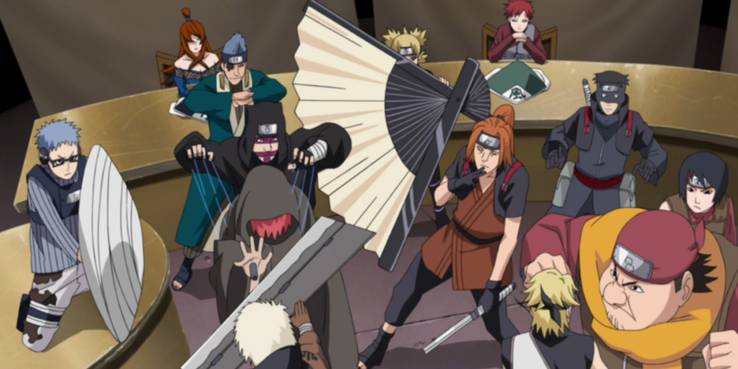 5º Linha de Defesa - Konohagakure - Página 4 Naruto-fight-at-the-five-kage-summit